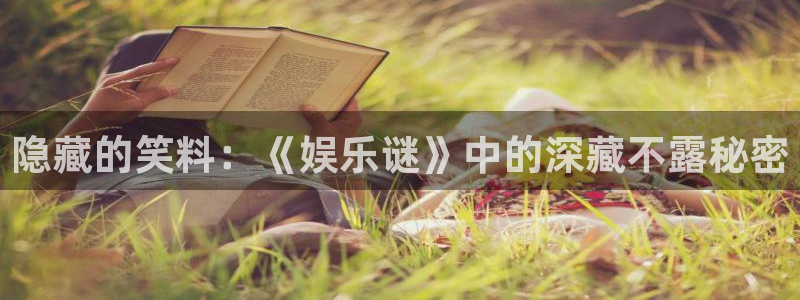 恒行平台：隐藏的笑料：《娱乐谜》中的深藏不露秘密